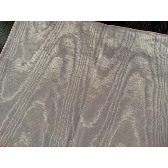 Vintage New Pink Textured Cotton Place Mates Set‎ of 4 - Picture 3 of 6